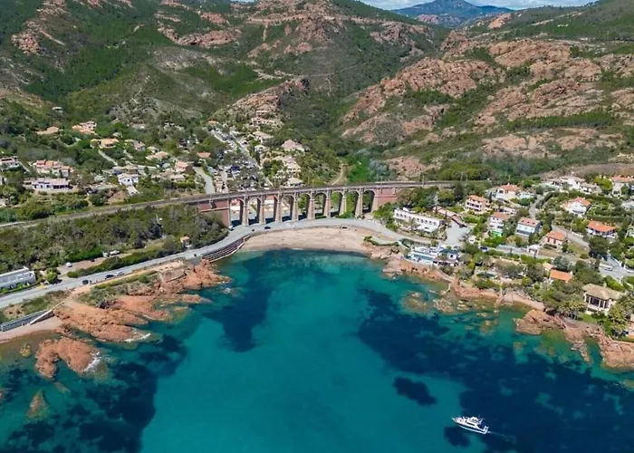 Vue Mer&terrasse Calme Parking St Raphaël * Saint-Raphaël